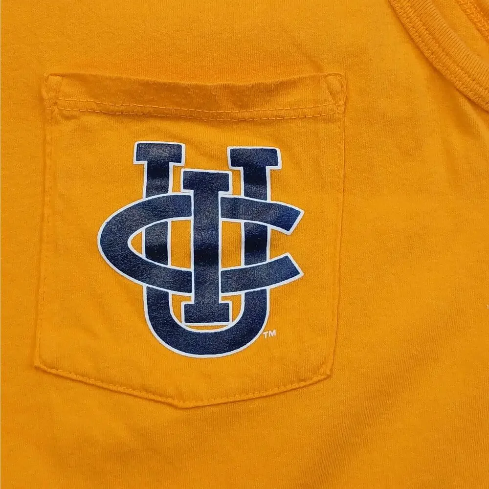 Venley UCI UC Irvine Anteaters Gold Tank Top Mens Small Pocket Sleeveless